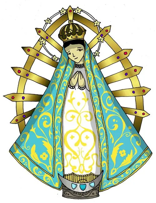 VIRGEN DE LUJAN PARA PINTAR - Imagui