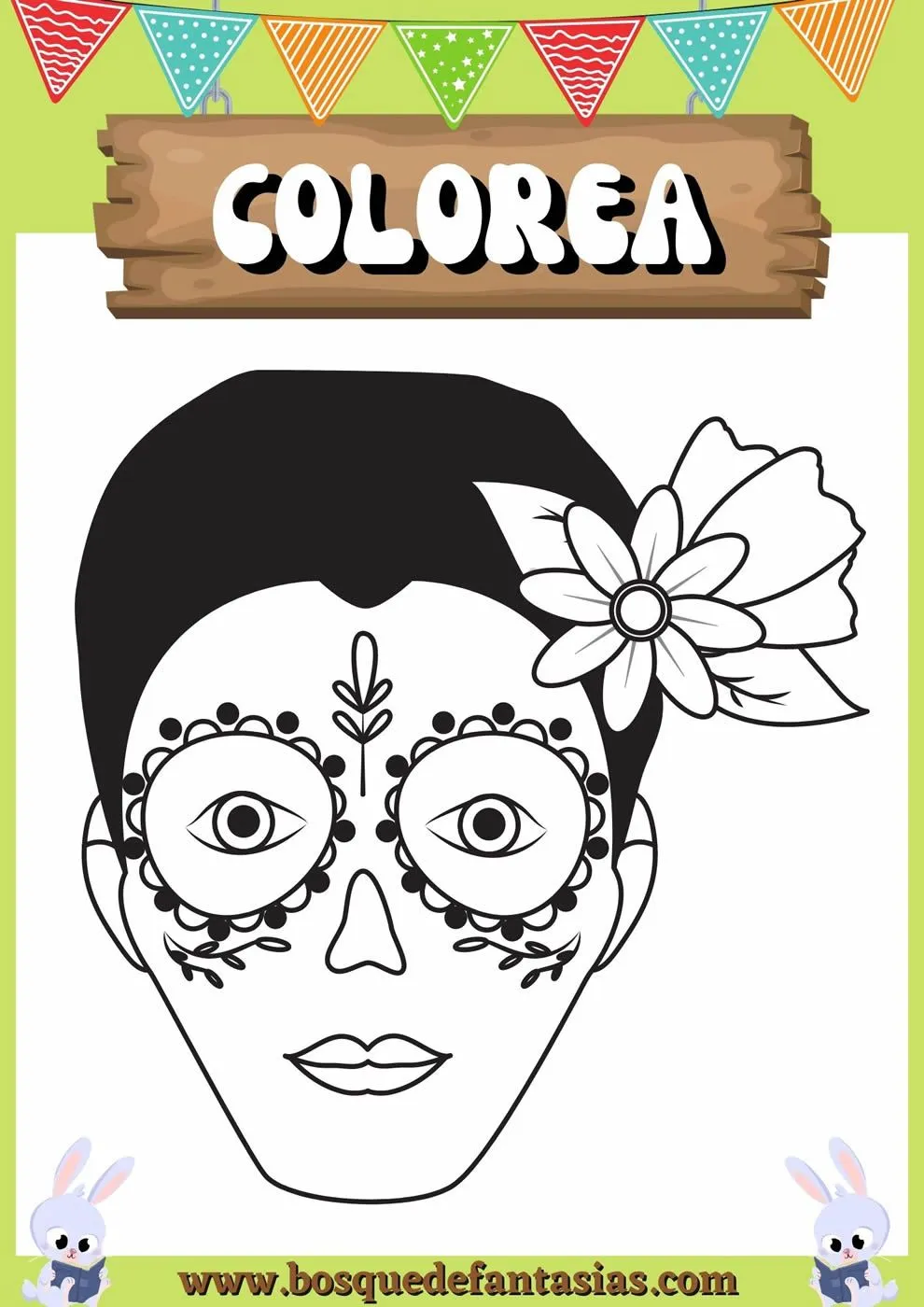 dibujos de catrinas para colorear e imprimir - Juegos infantiles dibujos de catrinas para colorear e imprimir - Juegos infantiles