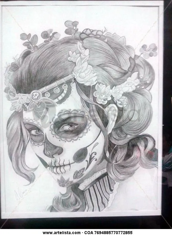 Catrina dibujo a lapiz - Imagui