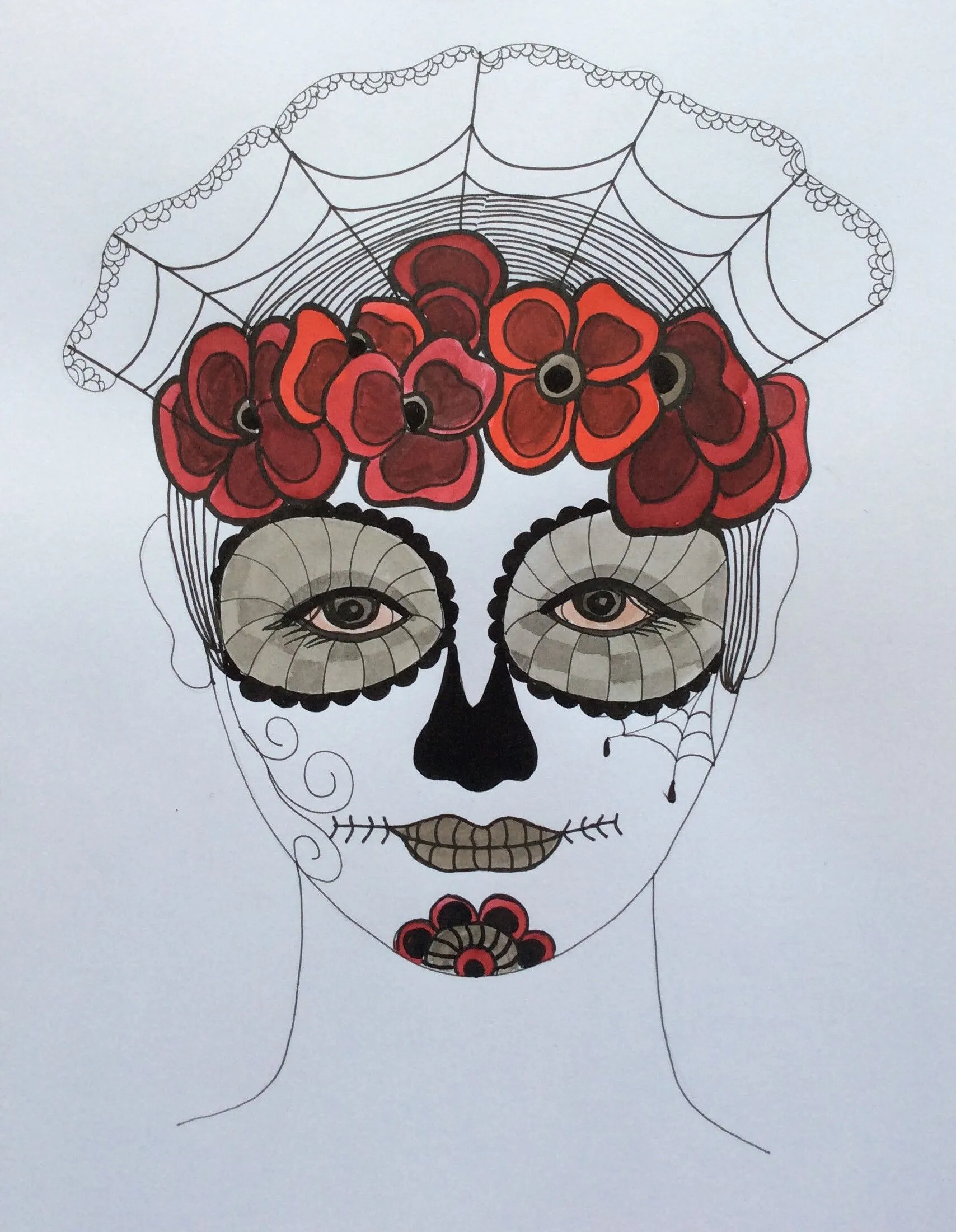 Dibujos Catrinas - El Txoko Artesanía