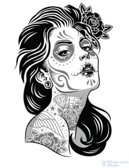 ᐈ Dibujos de Catrinas【+900】Lo mejor para Halloween – Dibujos Para Dibujar