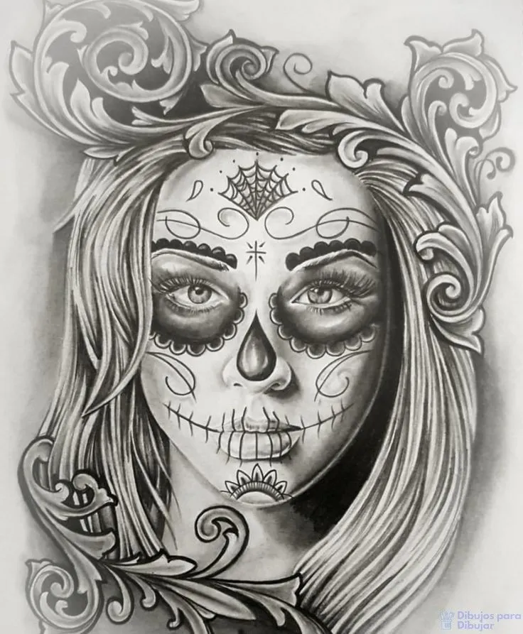 ᐈ Dibujos de Catrinas【+900】Lo mejor para Halloween – Dibujos Para Dibujar