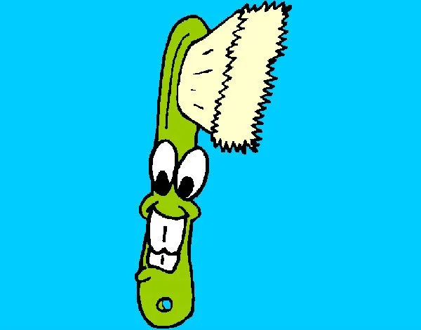 Dibujos de Cepillos de dientes para Colorear - Dibujos.net