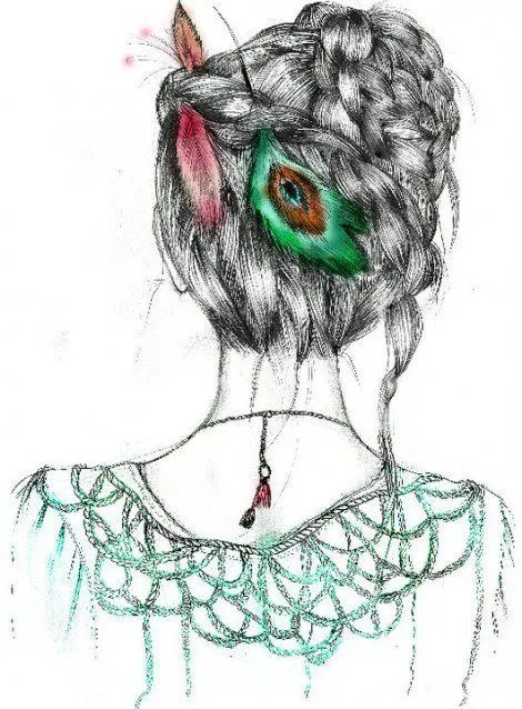 Dibujos de chicas tumblr - Imagui