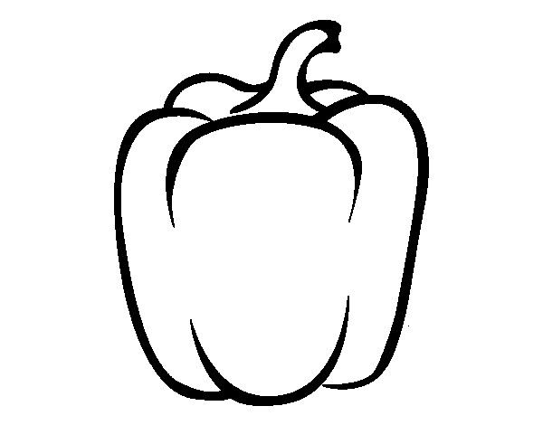 Dibujos de chiles para colorear - Imagui