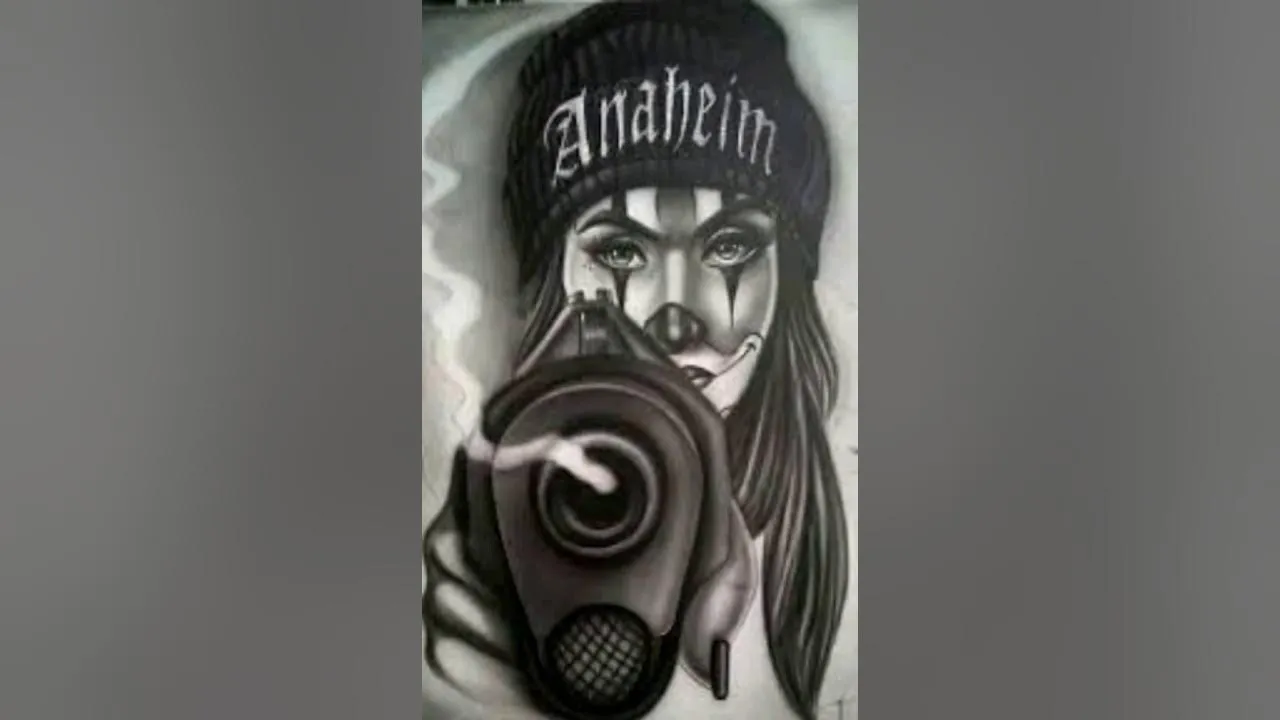 Los dibujos más chingones de cholas y payasas(arte chicana) - YouTube