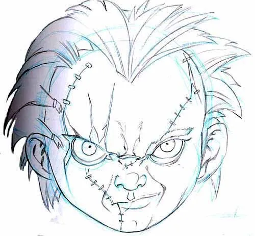 Chucky para dibujar - Imagui