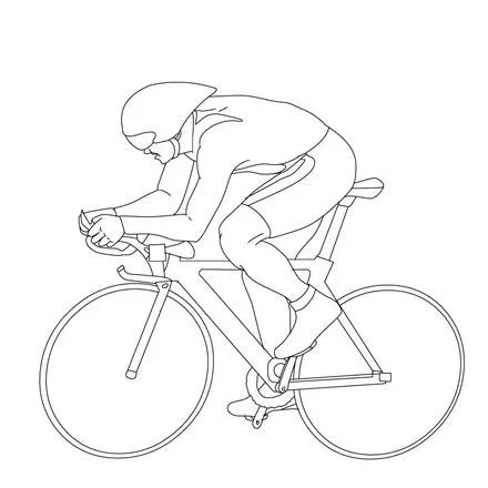 Dibujos de CICLISMO para colorear : 5 Dibujos para COLOREAR los ...