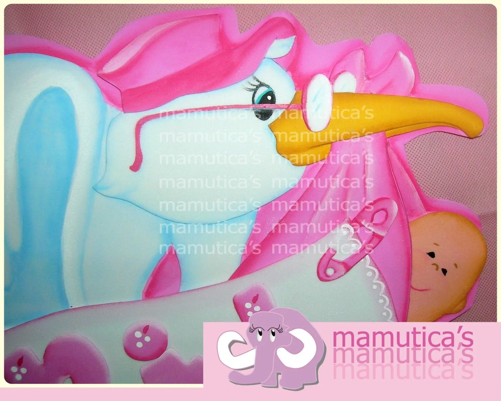 Cigueña con bebé en foami para baby shower - Imagui Cigueña con bebé en foami para baby shower - Imagui