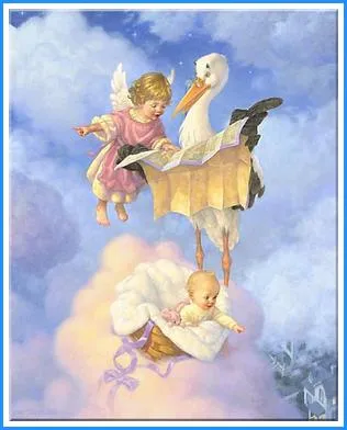 Dibujos de la cigueñas con bebés - Imagui Dibujos de la cigueñas con bebés - Imagui