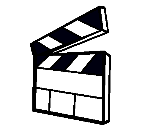 Dibujos de claquetas de cine para colorear - Imagui
