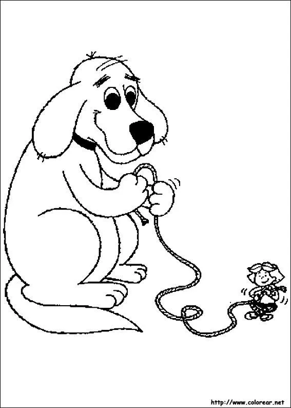 Dibujos de Clifford para colorear en Colorear.net