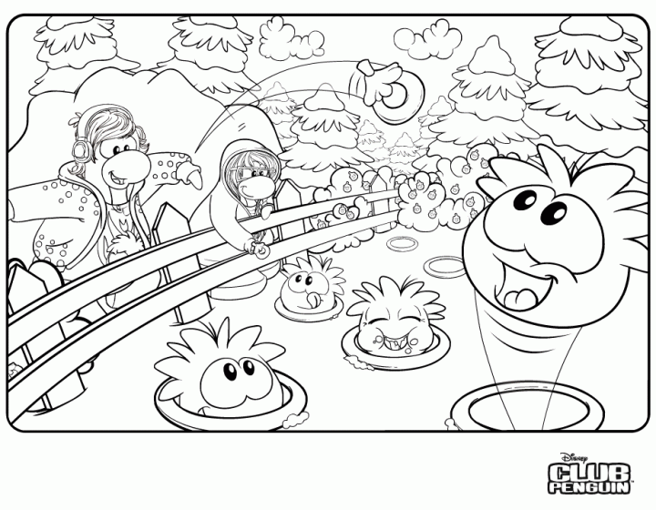 Dibujos de Club Penguin | Club Penguin Noche Dibujos de Club Penguin | Club Penguin Noche