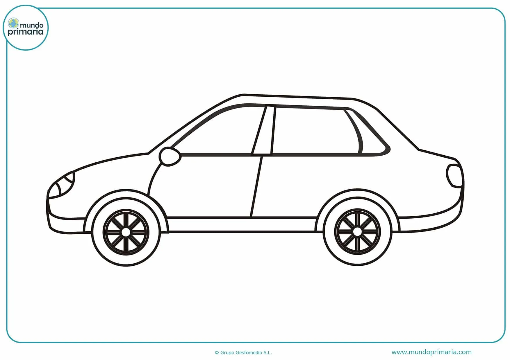 Dibujos de coches para colorear - Mundo Primaria Dibujos de coches para colorear - Mundo Primaria