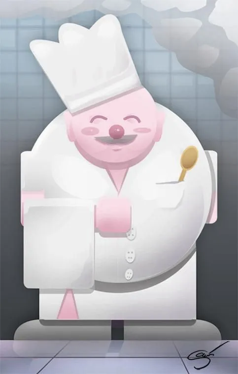 Dibujos de cocineros graciosos - Imagui