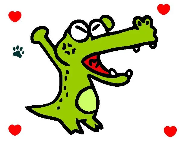 Dibujos de Cocodrilos para Colorear - Dibujos.net Dibujos de Cocodrilos para Colorear - Dibujos.net