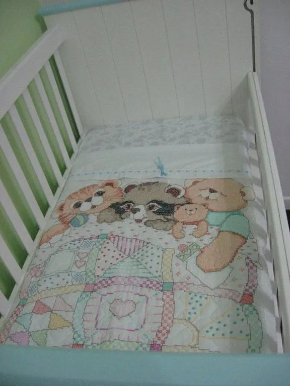 Patrones colchas cuna patchwork - Imagui
