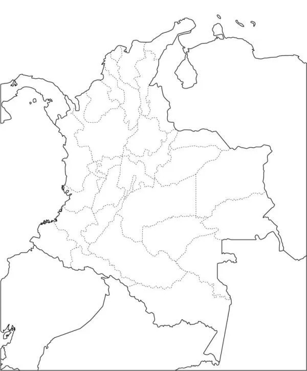 Dibujos de Colombia para colorear, descargar e imprimir | Colorear imágenes Dibujos de Colombia para colorear, descargar e imprimir | Colorear imágenes