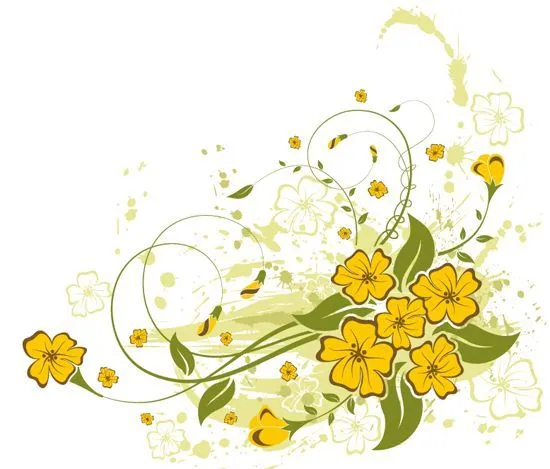 Dibujo de flores para decorar tarjetas - Imagui