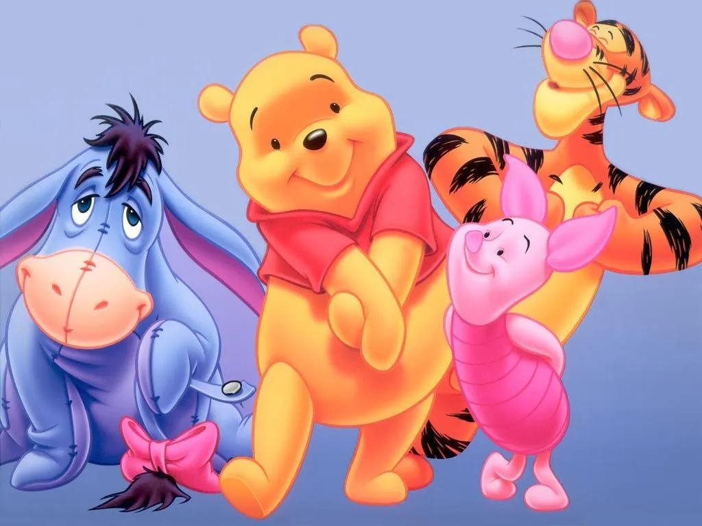 Dibujos a color ♥: Fondos de Pooh y sus amigos