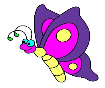 Dibujos a color ♥: ♥ Mariposas coloridas Dibujos a color ♥: ♥ Mariposas coloridas