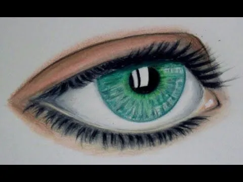 CÓMO DIBUJAR UN OJO CON COLORES SIMPLES (PRISMACOLORS) - YouTube CÓMO DIBUJAR UN OJO CON COLORES SIMPLES (PRISMACOLORS) - YouTube