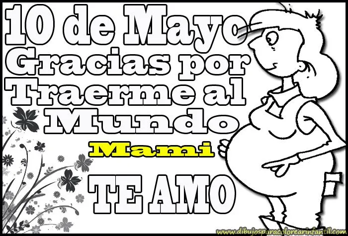 Dibujos Para Colorear 10 De Mayo | Travel Blog