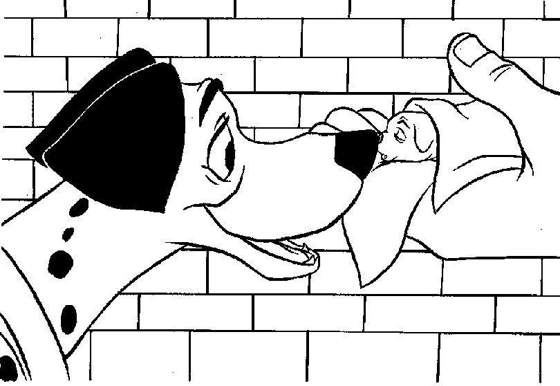 DIBUJOS PARA COLOREAR: 101 DALMATAS