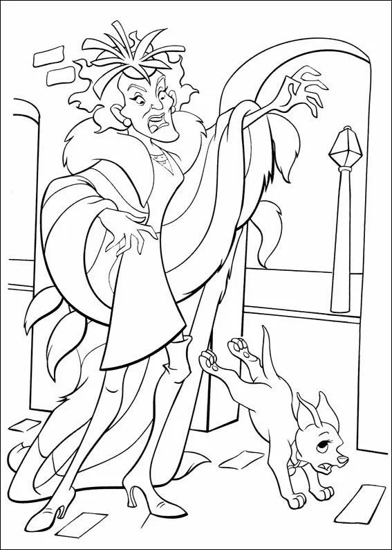 Dibujos para colorear de 102 Dálmatas | Dibujos Para Colorear