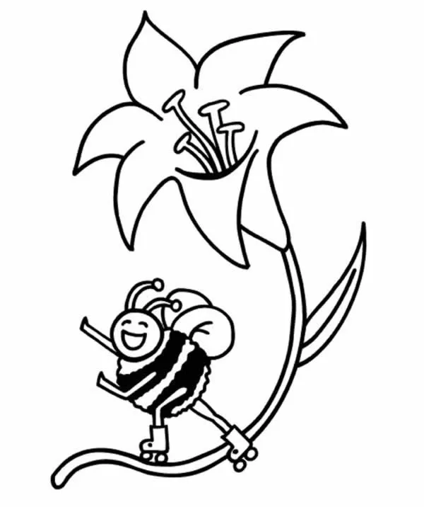 Dibujos para colorear de Abejas, Plantillas para colorear de Abejas Dibujos para colorear de Abejas, Plantillas para colorear de Abejas
