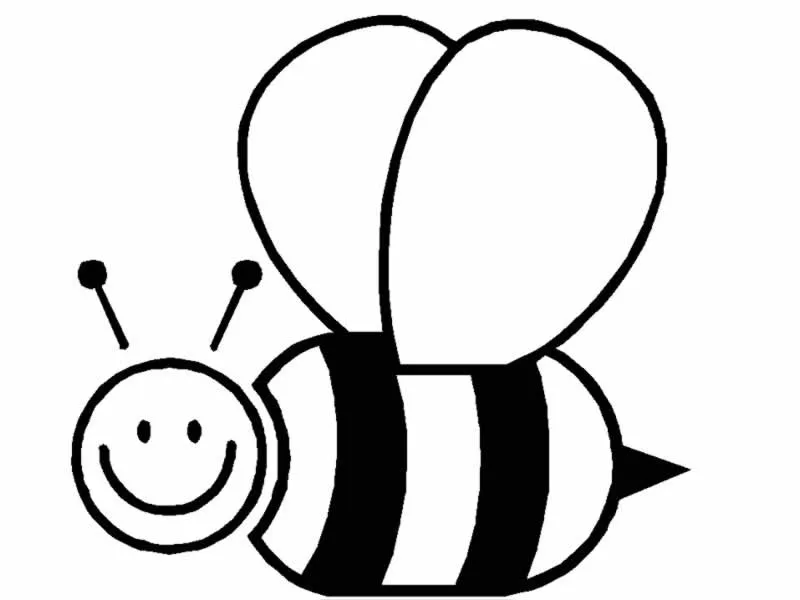 Dibujos para colorear de Abejas, Plantillas para colorear de Abejas Dibujos para colorear de Abejas, Plantillas para colorear de Abejas