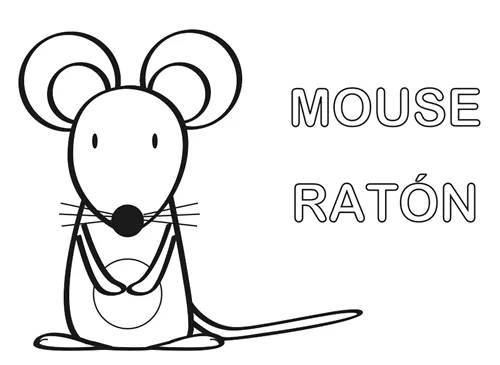 Dibujos para Colorear: Ratón para colorear