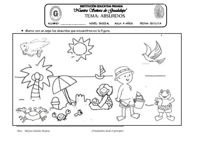 Dibujos colorear ABSURDOS - Imagui