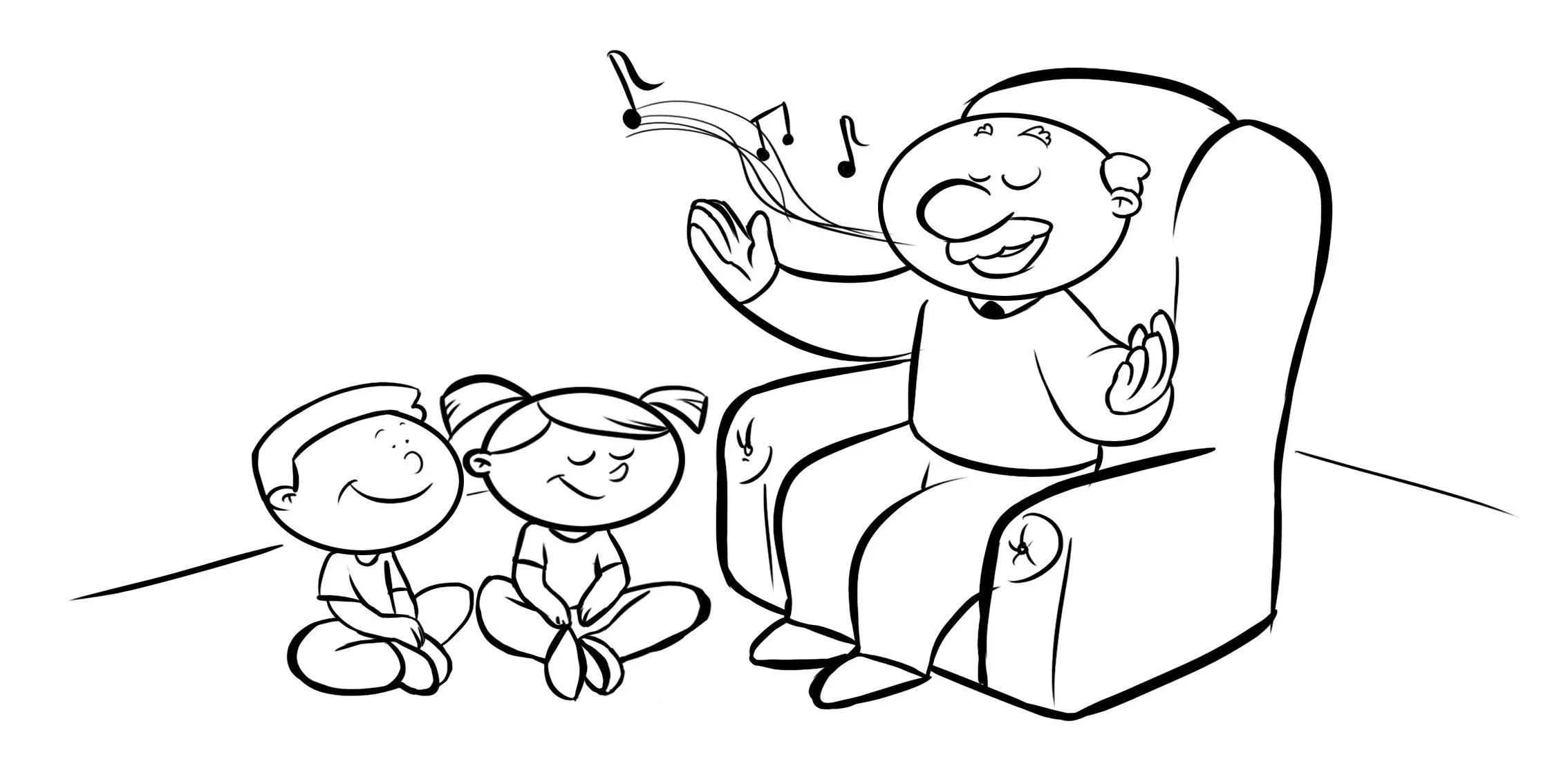 dibujos para colorear de abuelos - Juegos infantiles dibujos para colorear de abuelos - Juegos infantiles