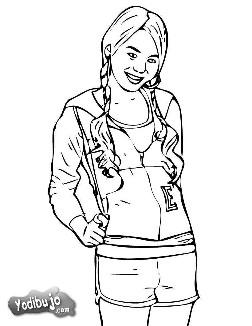 Dibujos de HSM para colorear - Gabriella