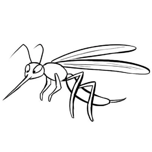 Dibujo de mosquito en el bosque para imprimir - Dibujos para ... Dibujo de mosquito en el bosque para imprimir - Dibujos para ...