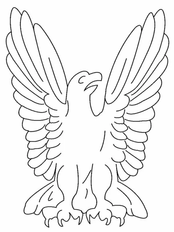 Dibujos para colorear de Aguilas, Plantillas para colorear de Aguilas