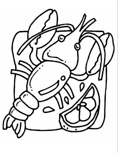 Dibujos para colorear de alimentos | Colorear