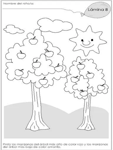 Dibujos para colorear alto-bajo - Imagui