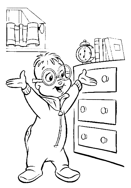 Dibujos para colorear de Alvin y las Ardillas, Alvin and the ... Dibujos para colorear de Alvin y las Ardillas, Alvin and the ...