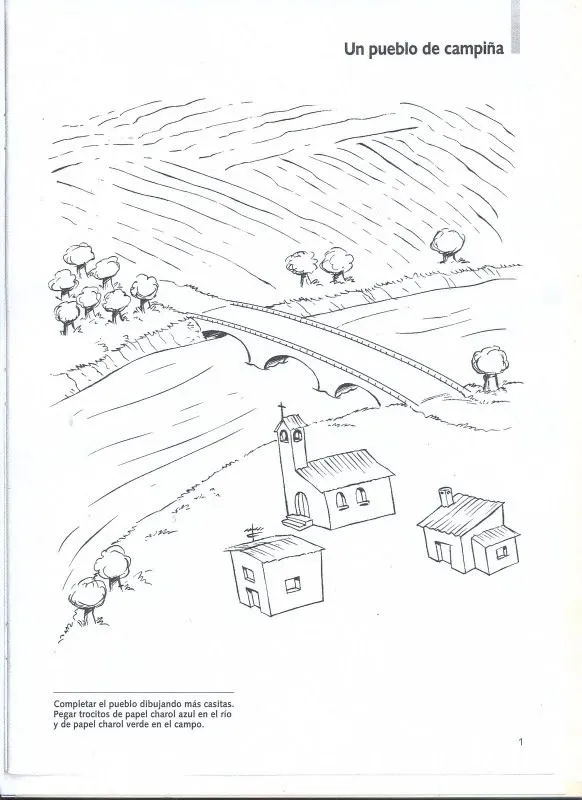 Poblacion rural para dibujar - Imagui