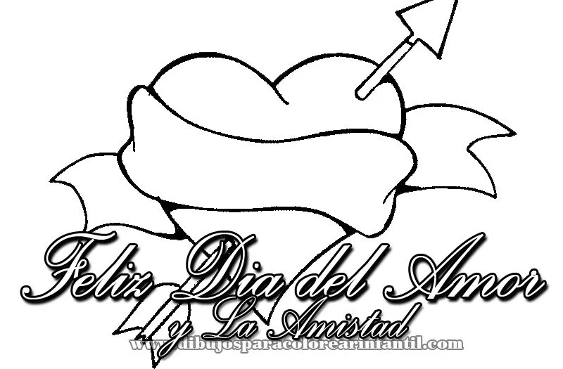 Feliz dia de San Valentín para colorear - Imagui Feliz dia de San Valentín para colorear - Imagui