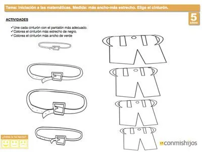 Dibujos para colorear ancho-angosto - Imagui