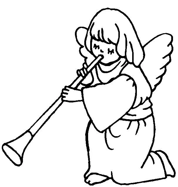 Angelitos para colorear - Dibujos para colorear - aColorear Angelitos para colorear - Dibujos para colorear - aColorear