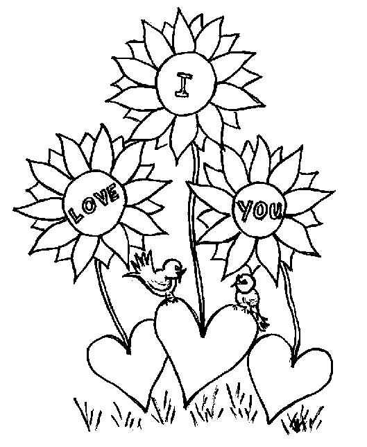 Dibujos para colorear de Animales enamorados, Plantillas para ... Dibujos para colorear de Animales enamorados, Plantillas para ...