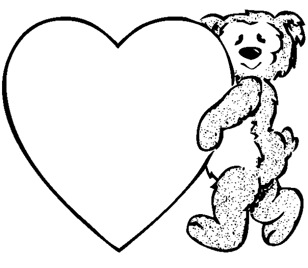 Dibujos para colorear de Animales enamorados, Plantillas para ... Dibujos para colorear de Animales enamorados, Plantillas para ...
