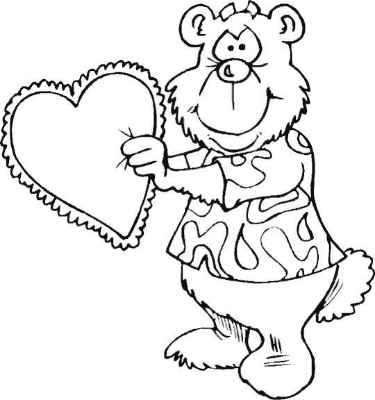 Dibujos para colorear de Animales enamorados, Plantillas para ...