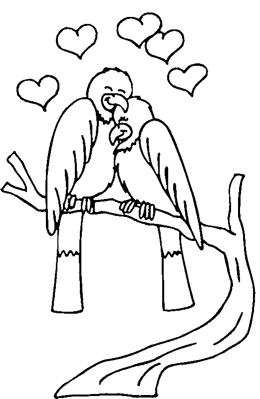 Pajaritos para colorear enamorados - Imagui Pajaritos para colorear enamorados - Imagui