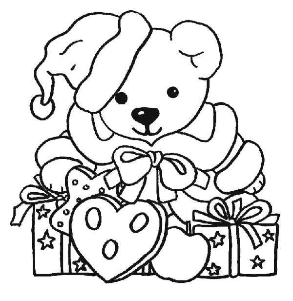 Dibujos para colorear de Animales de navidad, Plantillas para ... Dibujos para colorear de Animales de navidad, Plantillas para ...