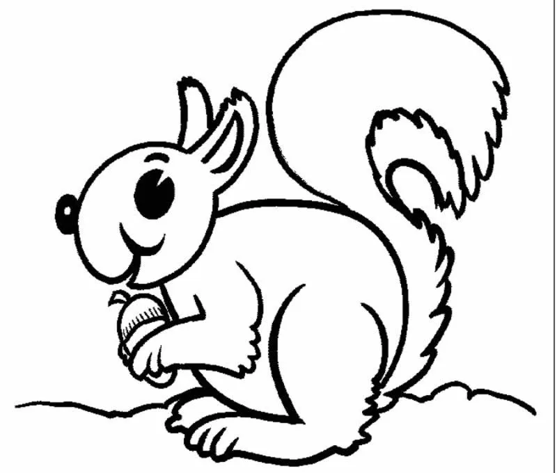 Dibujos para colorear de Ardillas, Plantillas para colorear de ... Dibujos para colorear de Ardillas, Plantillas para colorear de ...